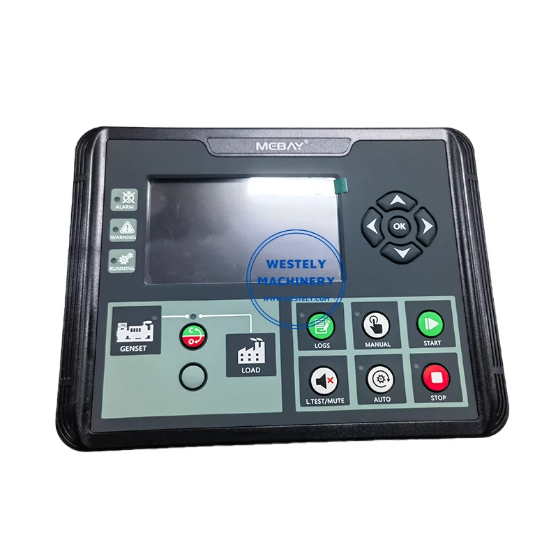 Mebay DC70DR Original Generator Controller LCD Display Self-starting Control Board Diesel Genset Spare Parts