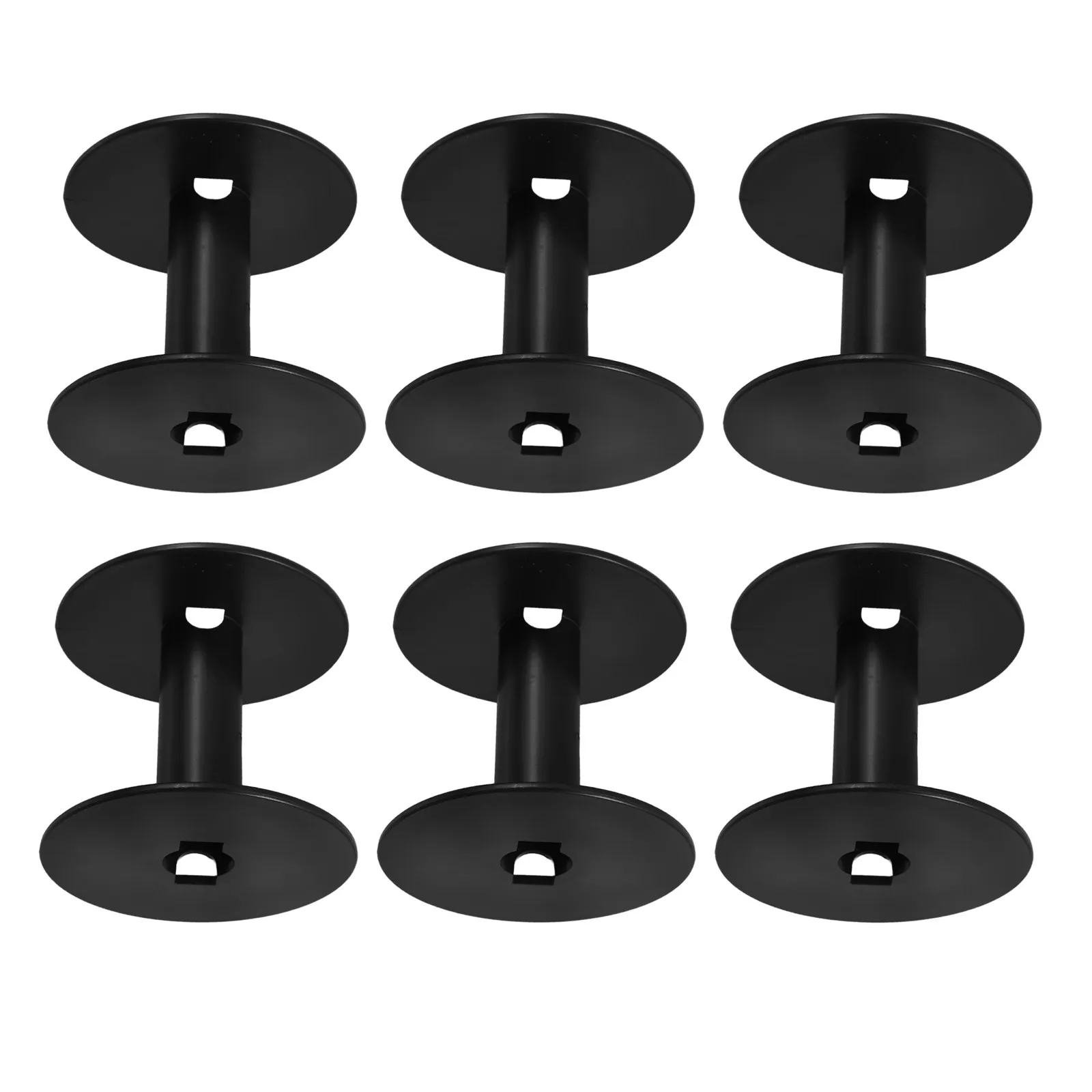 6Pcs Plastic Cable Spools Heavy Duty Wire Organizer Compact Design for Workshop Home Efficient Cord Storage Extension Cord