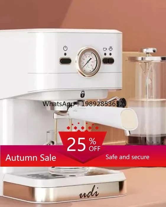 

coffee machine household full semi-automatic British high pressure extraction concentrated milk foam machine