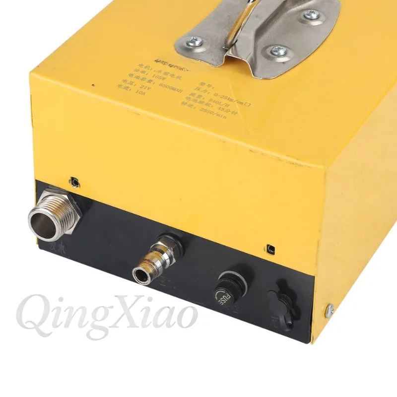 Integrated Electric Pressure Test Pump Dual Cylinder Brass Pump Head Auto Stop For PPR Water Pipe Floor Heating Leak Detector view 5