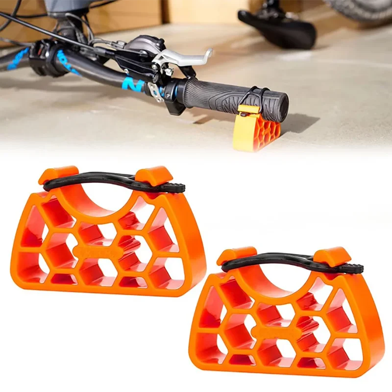 2Pcs Bicycle Handlebar Support Stand, Bike Inverted Parking Stabilizer Holder for Mountain Bike E-Bike Repair Maintenance