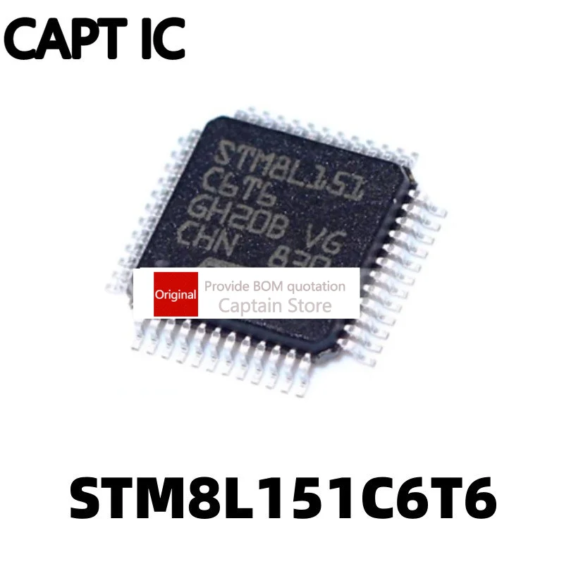 

5PCS STM8L151C6T6 LQFP48