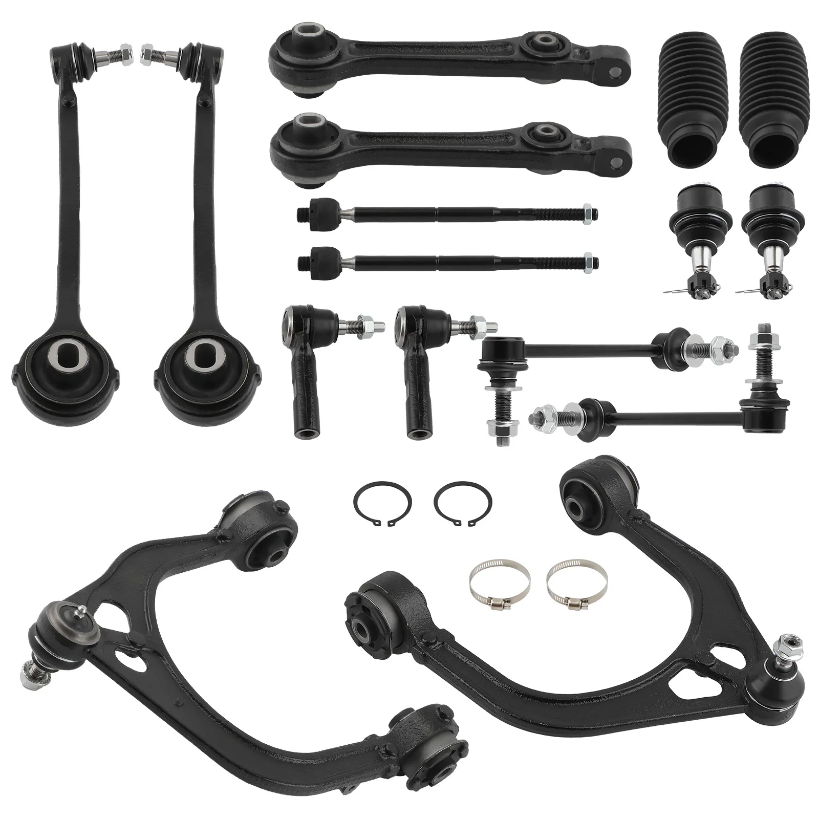 Suspension Kit 16x Front Control Arms For Dodge Charger Magnum Challenger Chrysler 300 2005-2010 RWD