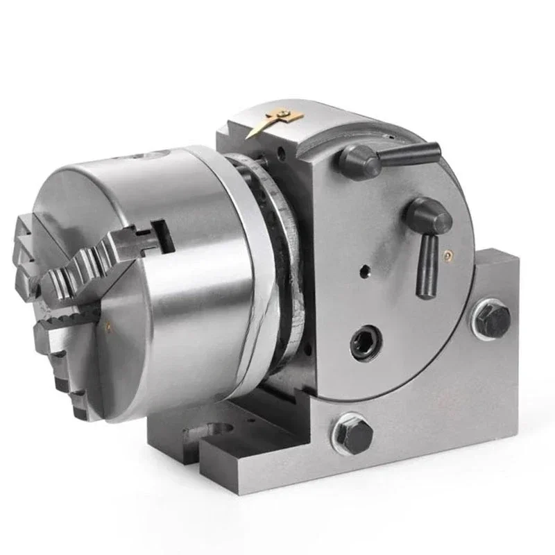 4 /5Inch Dividing Head 3 Jaw Chuck Precision Semi Universal Dividing Head For Milling Machine Rotary Tab