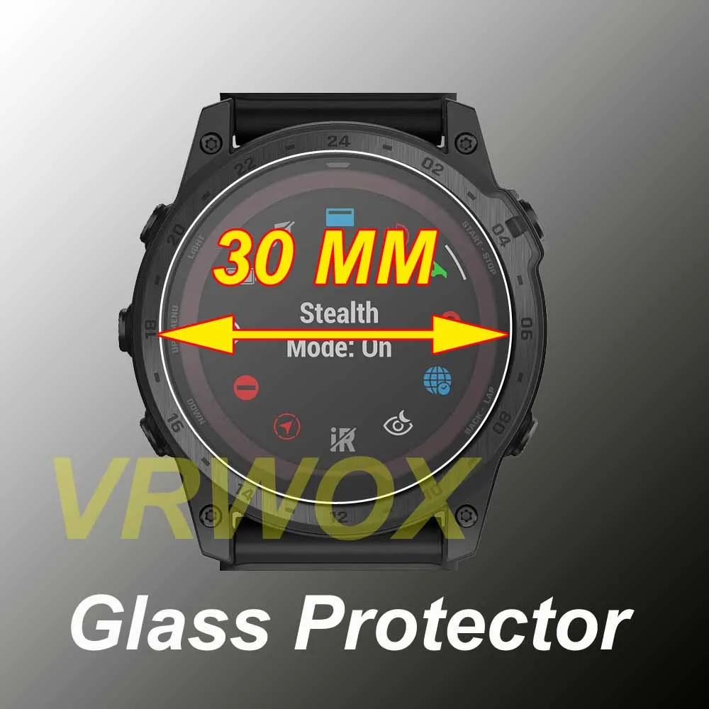 

27-43MM 30 32 34MM 35 37 38 32.5 Glass Screen Protector Universal Round Smart Watch Anti-Scratch, Anti-Fingerprint, Bubble Free