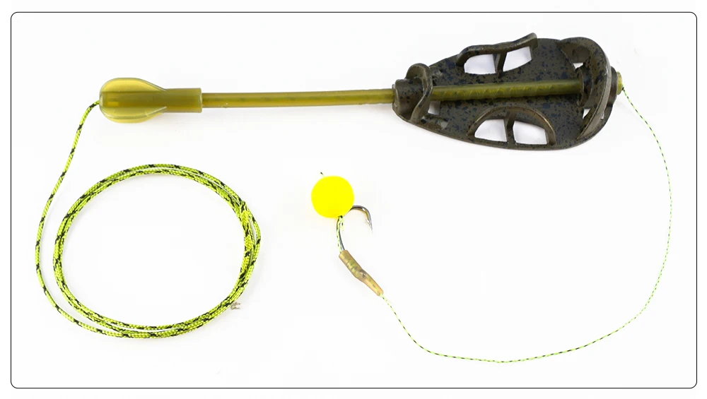 Hirisi F116 Karpfenangel-Method-Feeder-Set 30g/40g/50g/60g Köderkäfig mit Form Terminal Tackle Zubehör – Detail 2