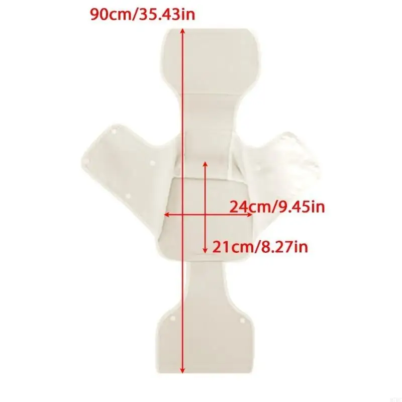 97BC Cosy Baby Strollers Pad Easy Installation Fashionable Pram Cart Sitting Cushion Mat for Traveling and Shopping Child