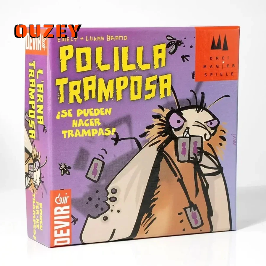 

Mogel Motte Polilla Tramposa Card Game Devir-game moth cheate /Royal Cheating Moth Juego Polilla Tramposa, Juego de mesa, Ju