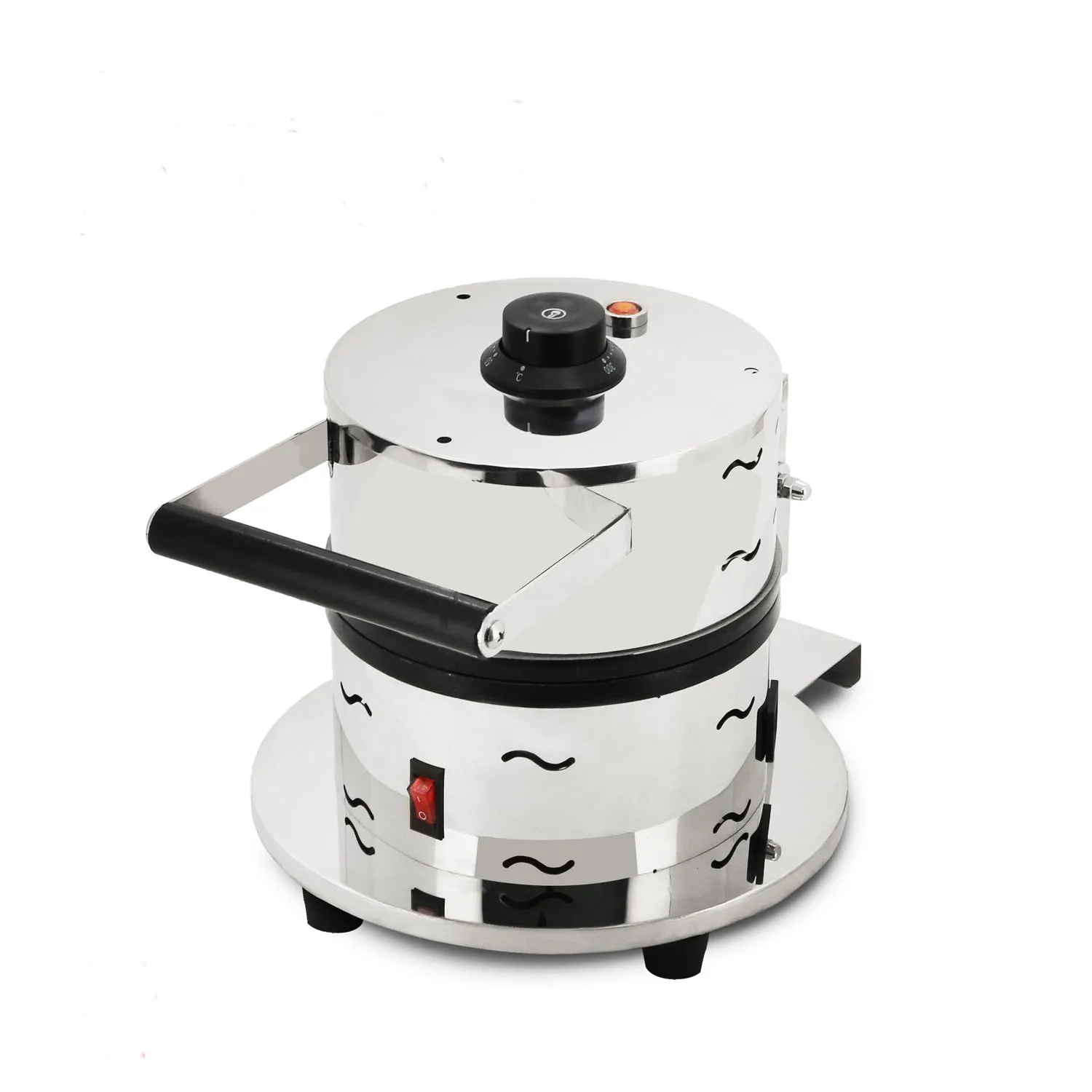 Hot Buger Krapfen Donut Warmer Electric Ice Cream Sandwich Maker Machine Hamburger Iron Press Maker Hamburger Machine