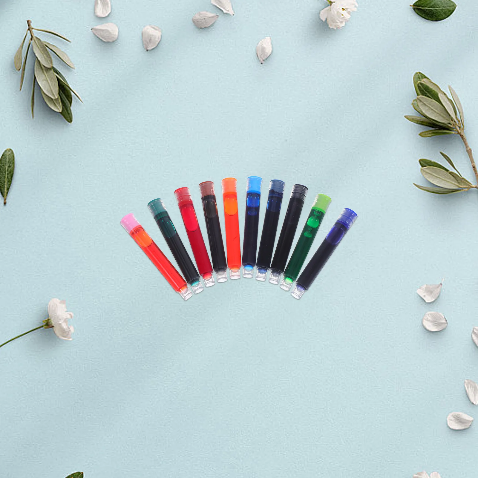 

10 коробок сменных картриджей для перьевых ручек: легко заправляются, обеспечивают плавное письмо, для школы, офиса и учебных заведений