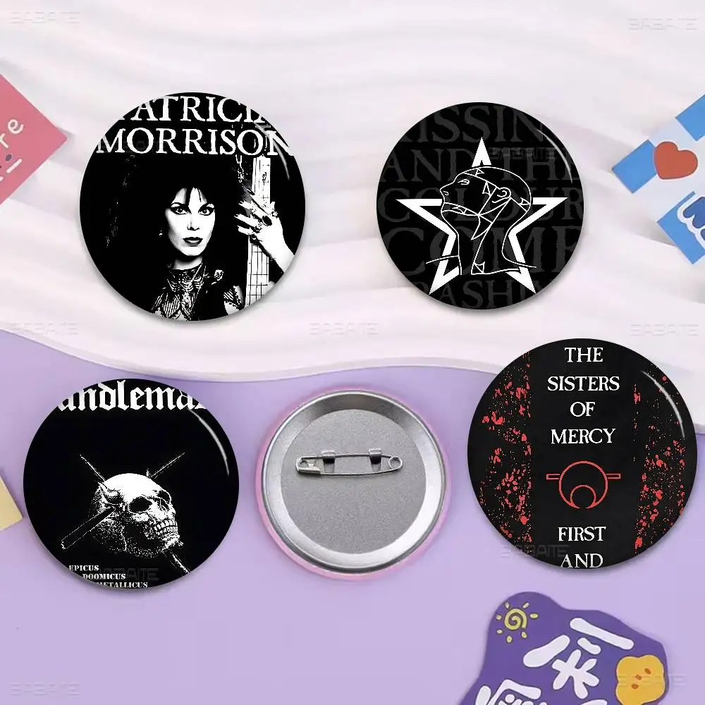 دبوس زر ناعم قابل للتخصيص من Sisters Of Mercy للنساء مجوهرات إبداعية شارة مضحكة قبعة لمحبي الرسوم المتحركة #1