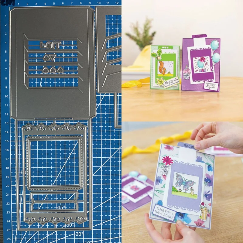 

Металлические штампы Lucky Goddess с открытым окном, сделай сам, скрапбукинг, фотоальбом, декоративное тиснение, бумажные карты, поделки