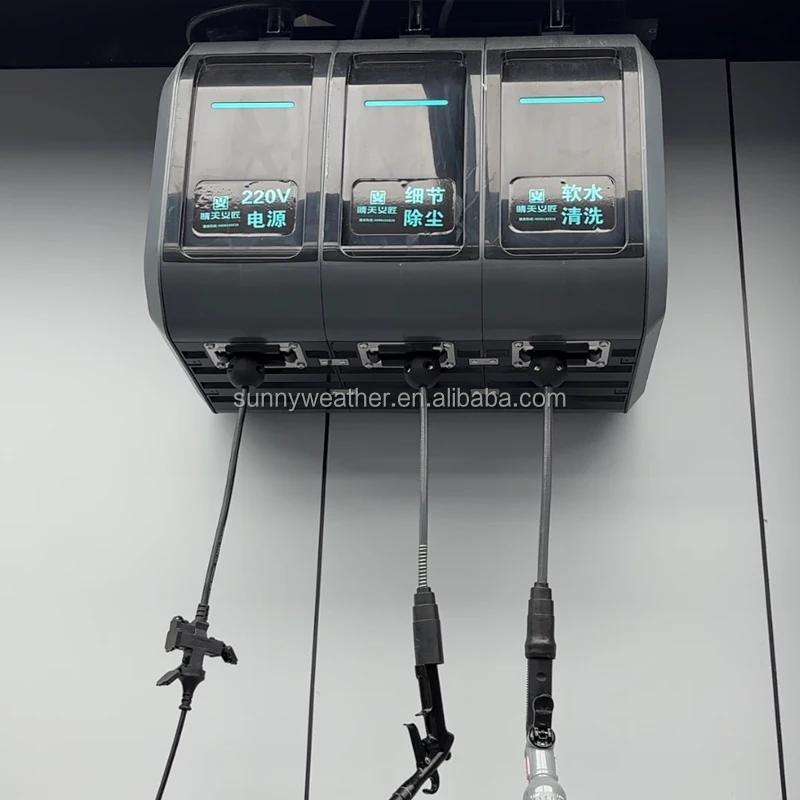 

3 in 1 Retractable Hose Reel Water Electric Air for Car Film Installation