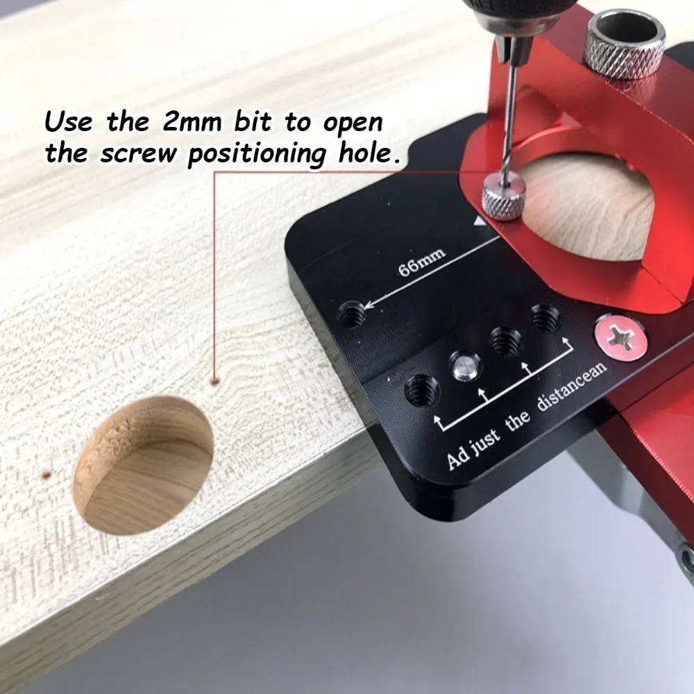 35mm Hinge Hole Opener Woodworking Cabinet Door Panel Hinge Hole Locator Professional Hinge Drilling Installation Auxiliary Tool