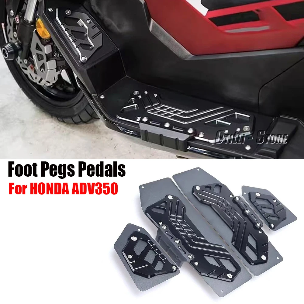 

New 2022 2023 Motorcycle Heel nail Footrest Foot Pads Pedal Plate Pedals Accessories For HONDA ADV-350 ADV 350 ADV350 adv 350