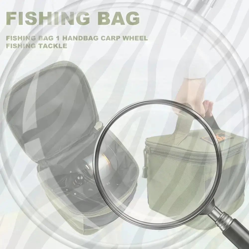 

Сумка для рыболовной катушки, чехол для рыболовной катушки, аксессуары для рыбалки, портативный органайзер для рыбалки, водонепроницаемый, для морской и пресноводной рыбалки