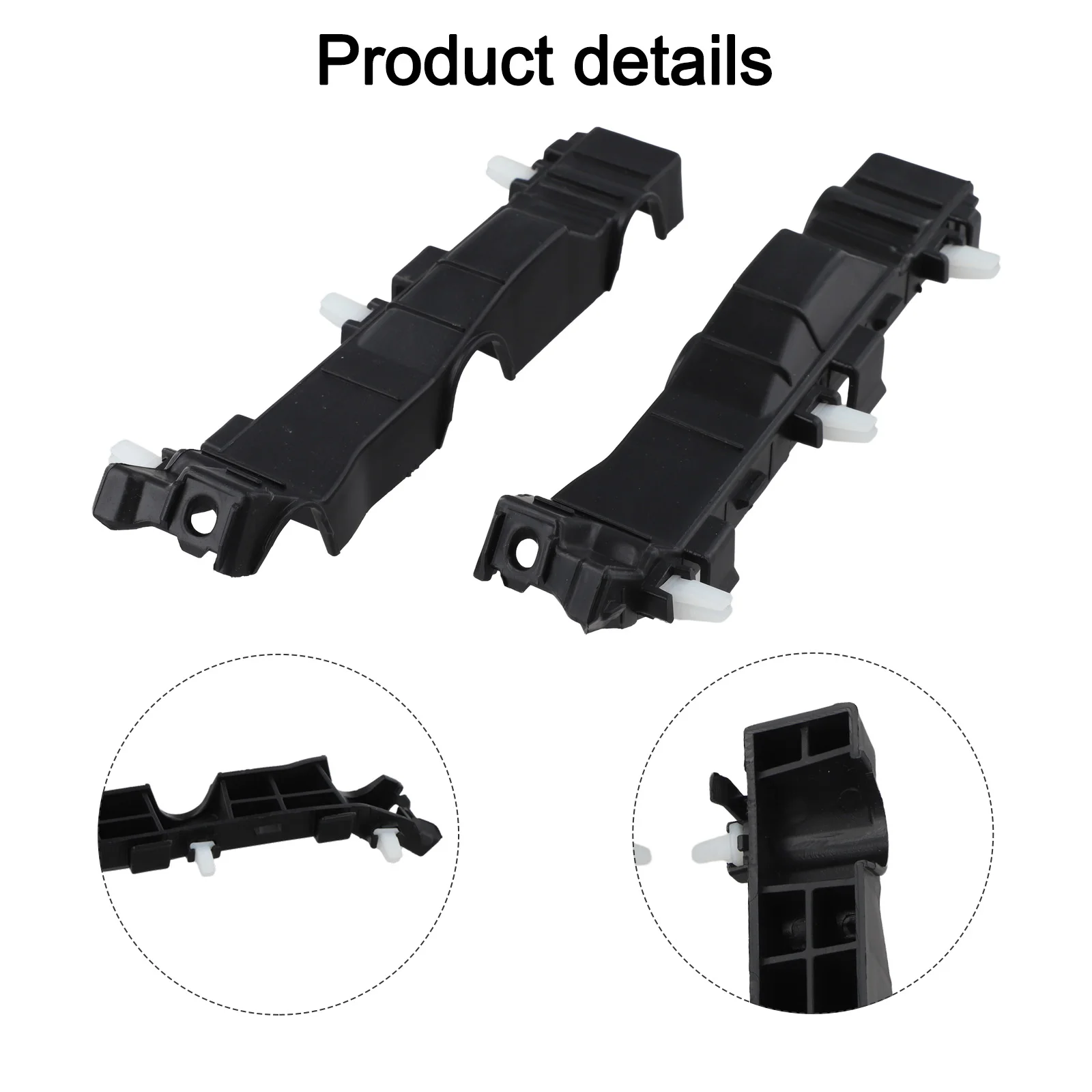 2 шт. автомобильный передний левый и правый кронштейн бампера для Kia для Rio 2018-2020 86514-H9000 86513-H9000 пластиковые автомобильные аксессуары