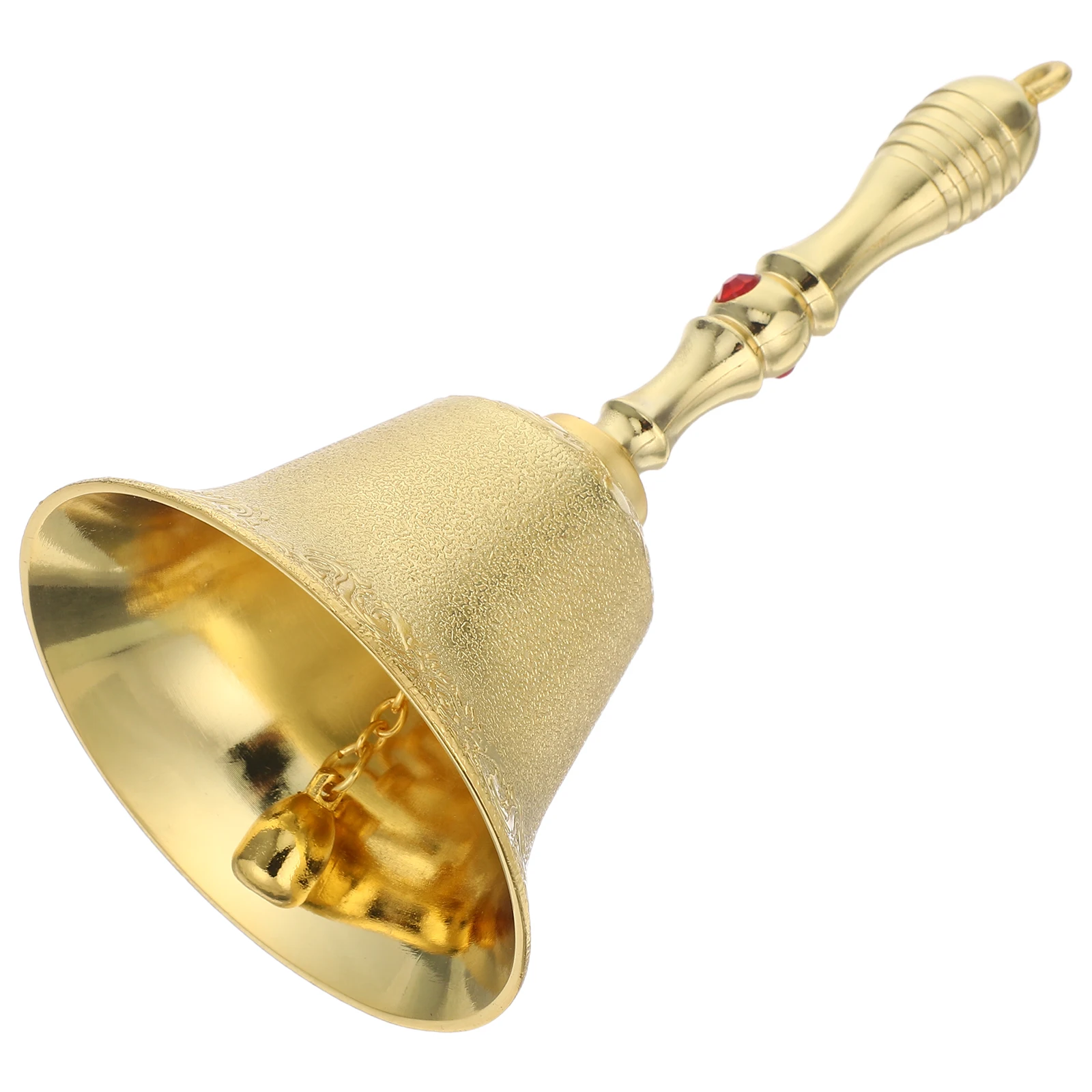 

Vintage Bell: Large Loud Handheld Metal Handbell For Restaurant Hotel Service Christmas Dinner Wedding Table Decorative