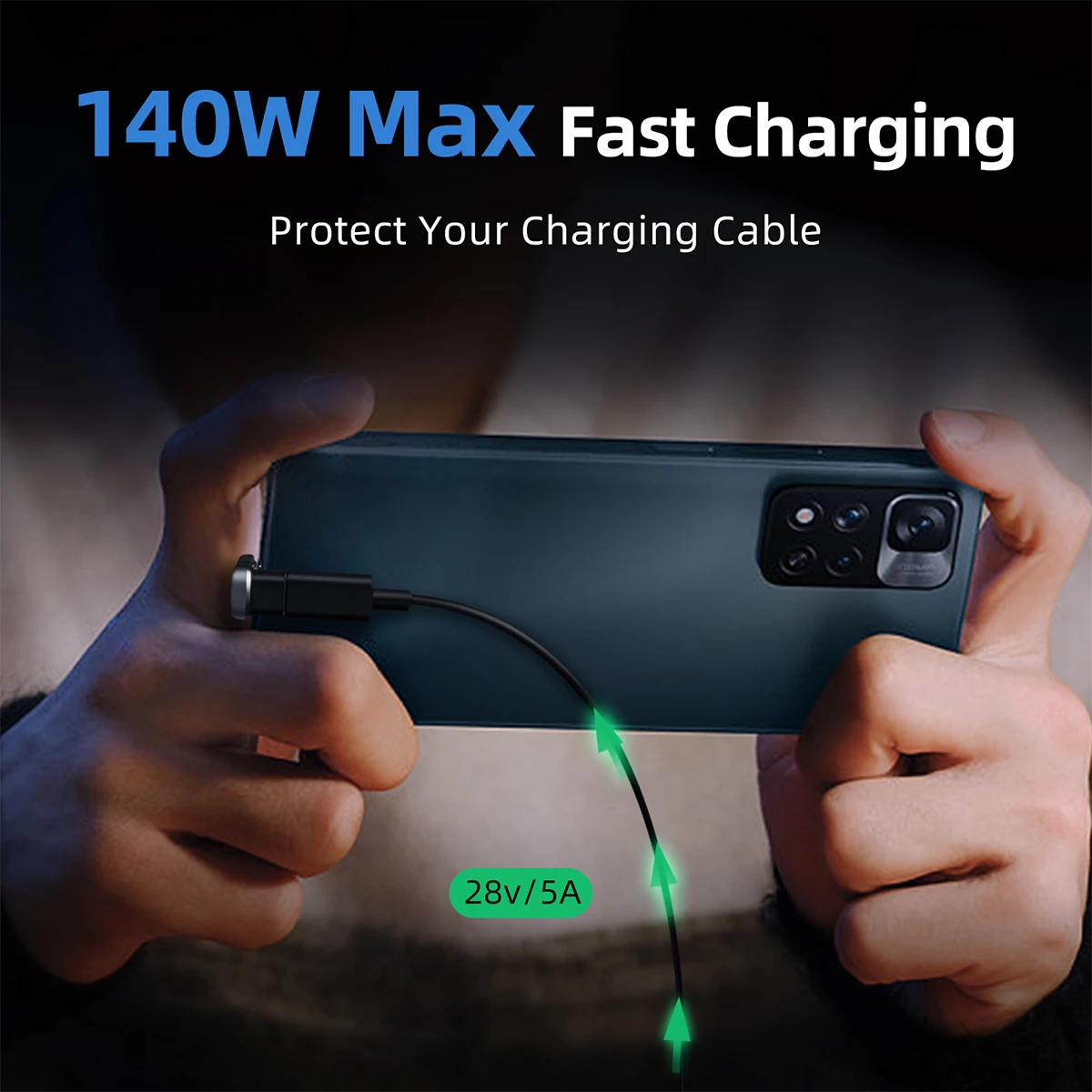 180 Degree Angle Type C Adapter USB-C 20Gbps PD 140W Charging Tablet Type C U Shape Converter for Steam Deck Accessories
