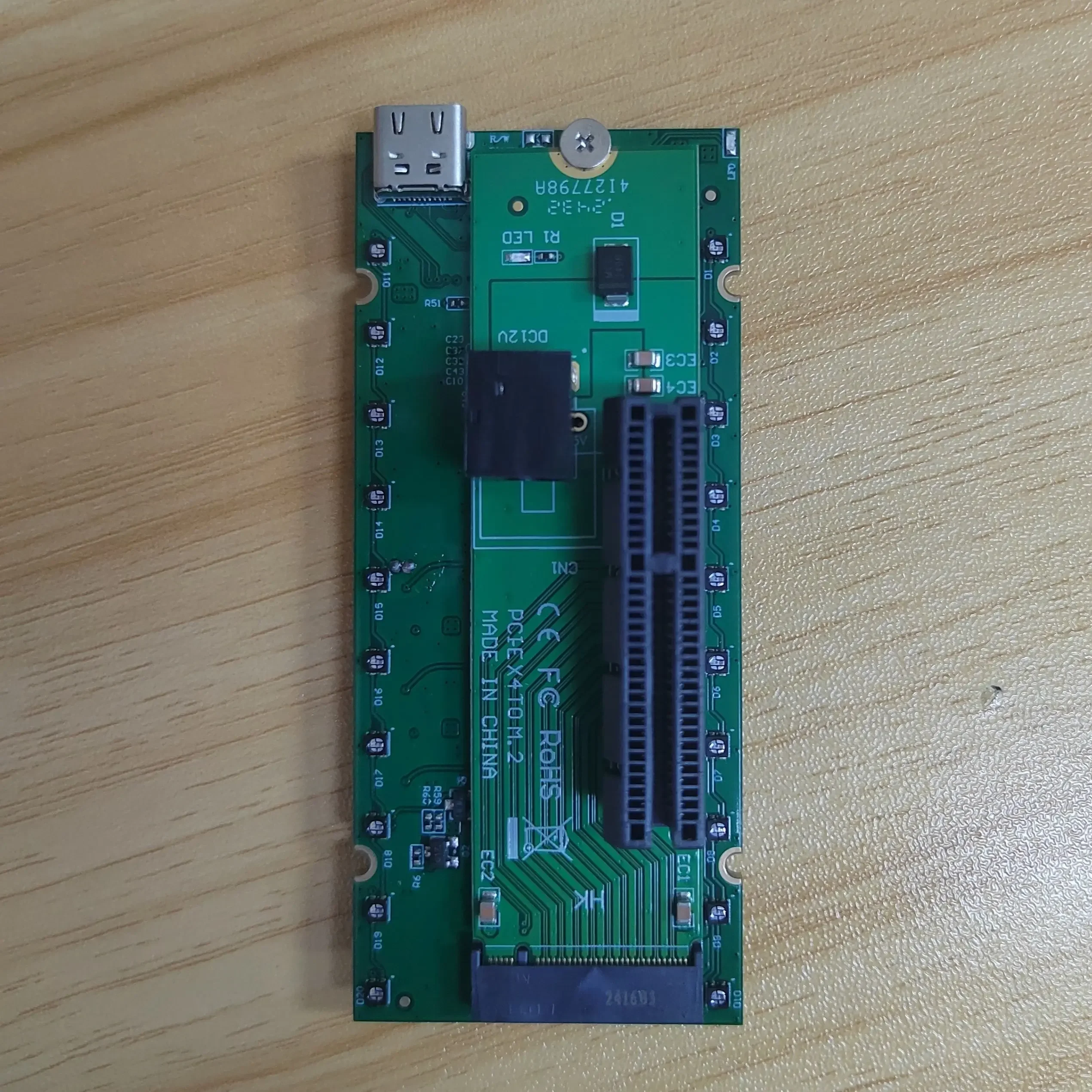 2025 جديد USB4 إلى PCIe متوافق مع Thunderbolt 4/3 Asm2464 التحكم الرئيسي 40Gbps EGPU كارت الصوت DMA بطاقة الحصول على