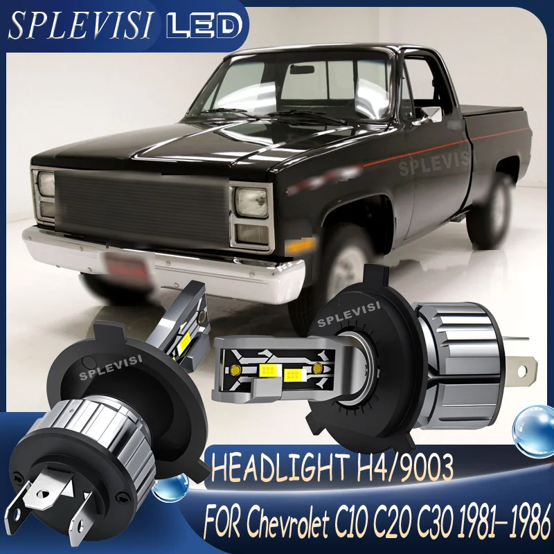 

Dust-Resistant Fast-Start Brighter Than Halogen Long-Lasting Headlight For Chevrolet C10 C20 C30 1981 1982 1983 1984 1985 1986