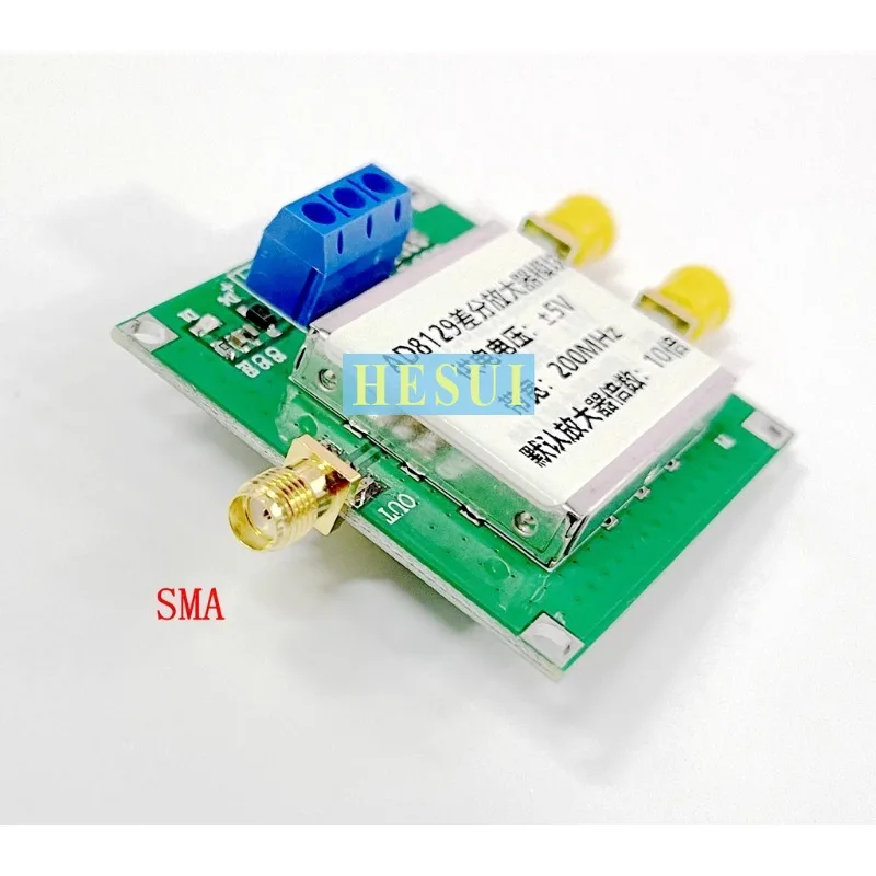 AD8129 Module 200MHz RF Differential receiver amplifier module RF Differential to Single-ended amplifier module Low distortion