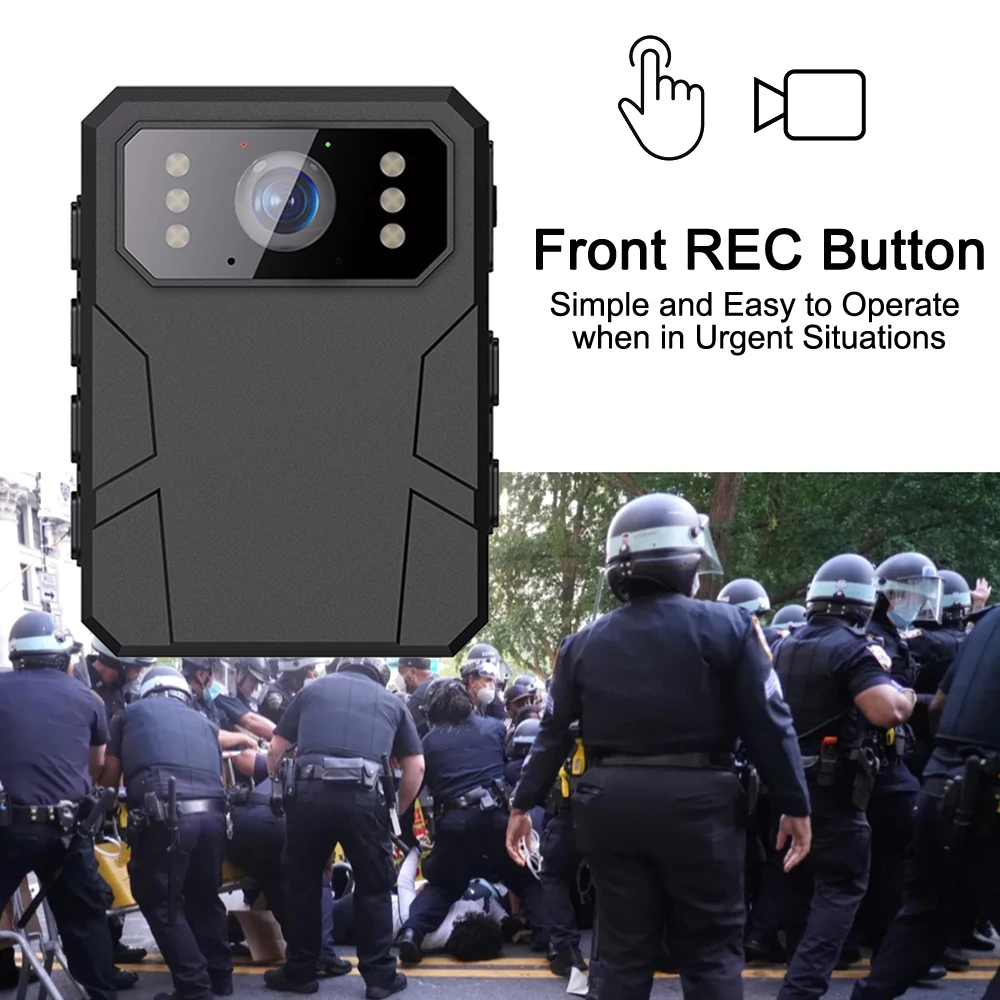 4k Hd Mini Camera Police Recorder With Hd Ips Screen Hd Police Body Camera, Can Wear A Portable Body Camera