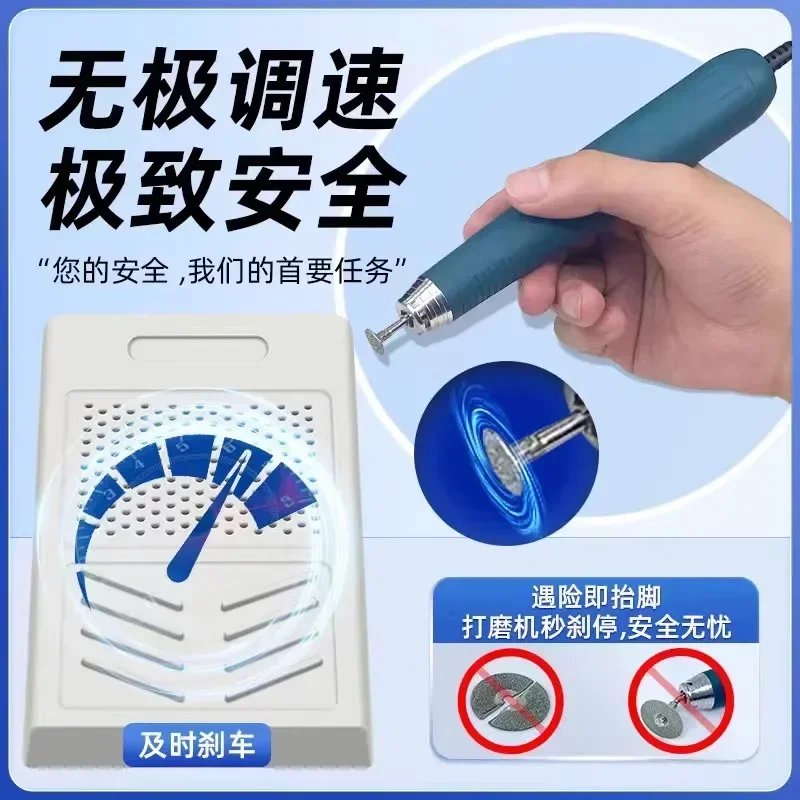 Máquina de tallado de dientes King Super Power, máquina Gong, ventana de tallado nuclear, máquina rectificadora de cepillos sin carbono