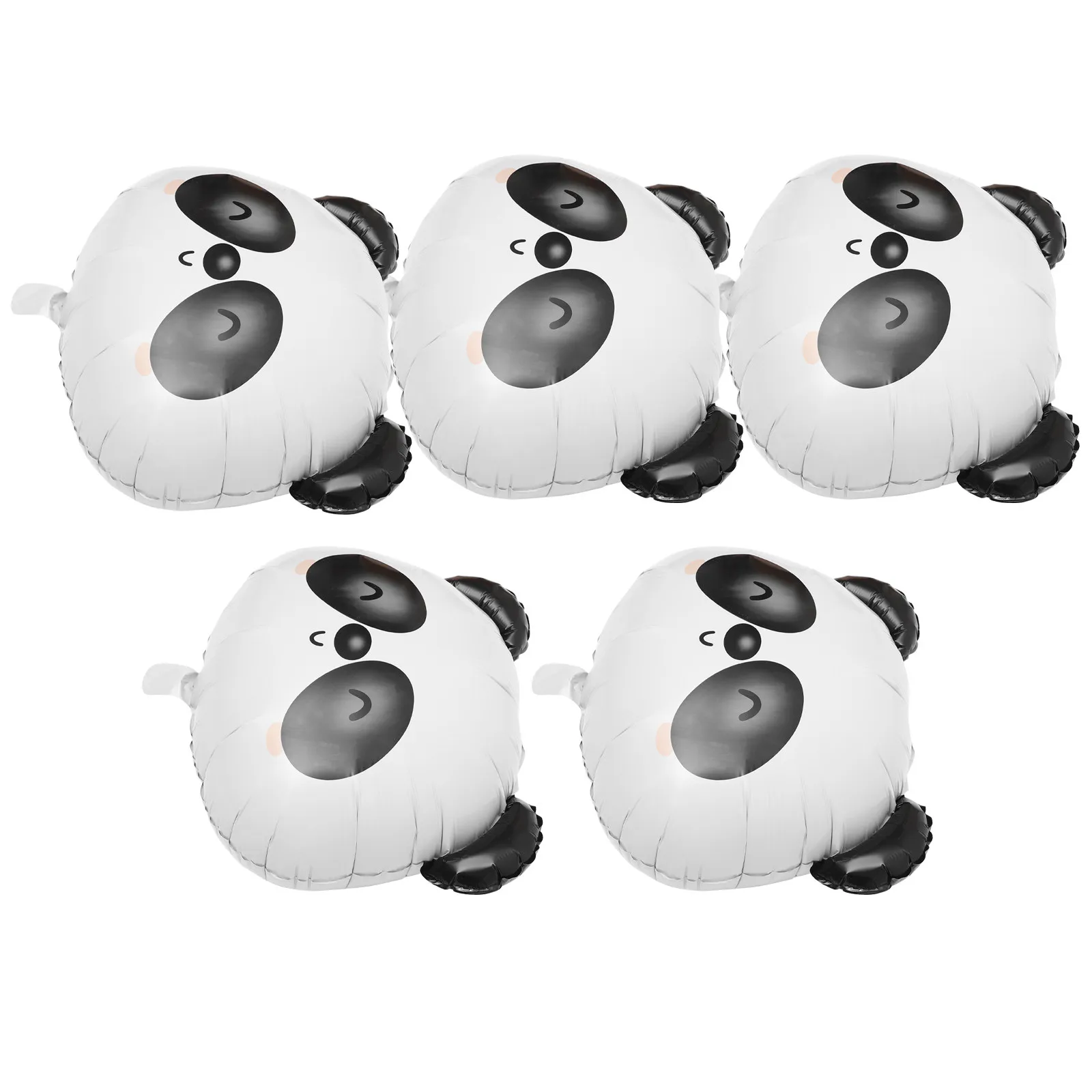5Pcs Panda Balloons Aluminum Film Cartoon Decorative Party Supplies Vivid Party Balloon Decorations for Birthday view 4