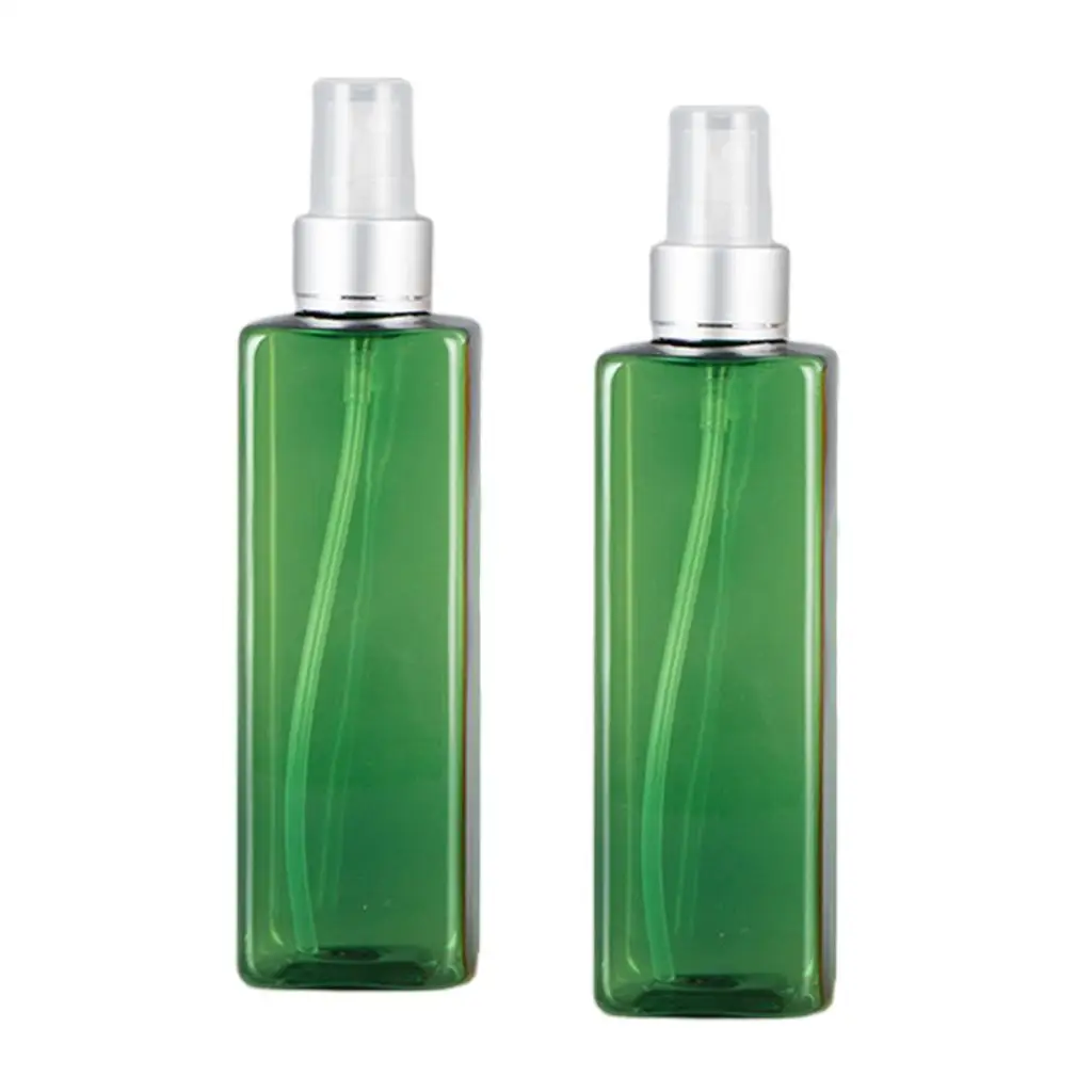 Pulvérisateur de parfum pour tous les jours, pulvérisateur à pompe, idéal pour les voyages, couleur verte, 250ml, 6x2
