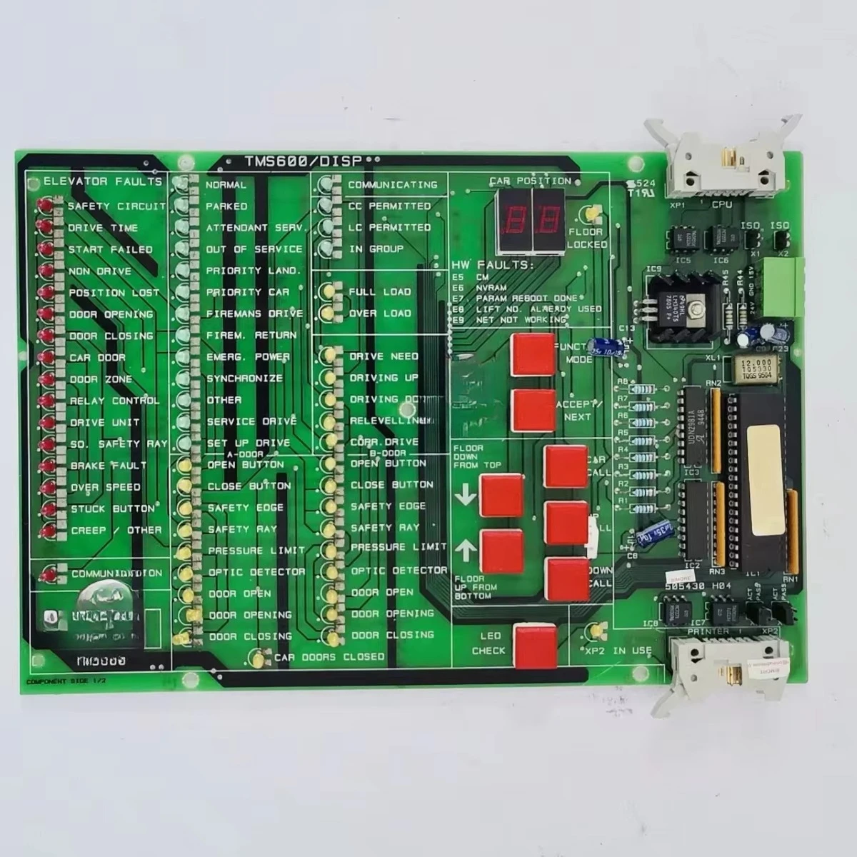 TMS600 KM505433G01 Elevator PCB Card Board L235mm W170mm Elevator spare parts lift parts