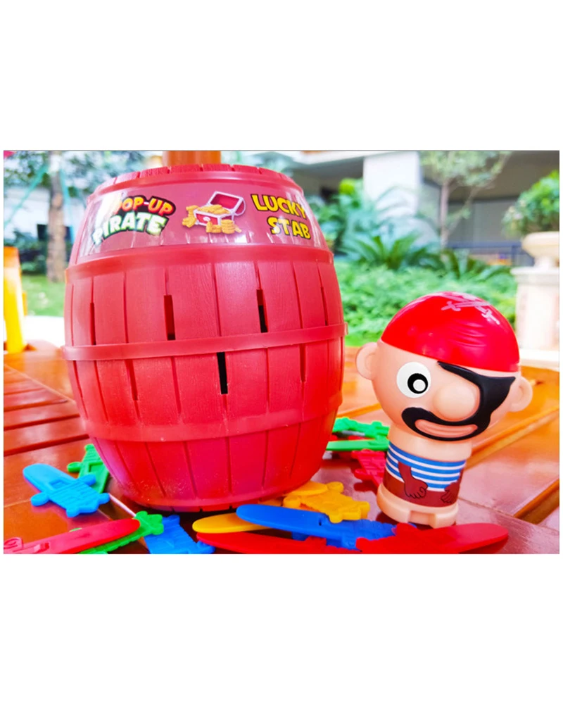 Large scale fun pirate bucket toy interactive small board game parody prank toy family interactive game children\'s gift