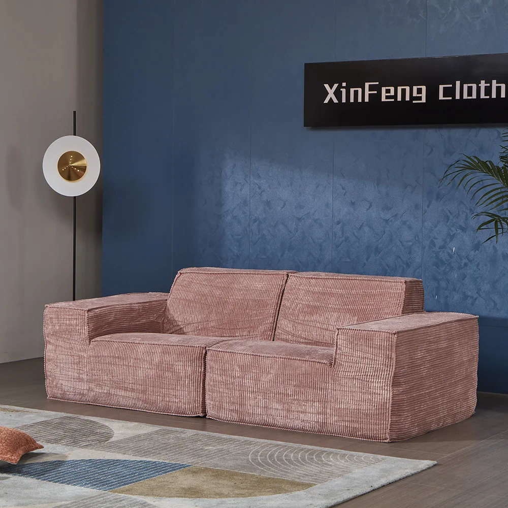 #Nordic Style Sofa Set Small Apartment  in Box Package Compression Sofa
