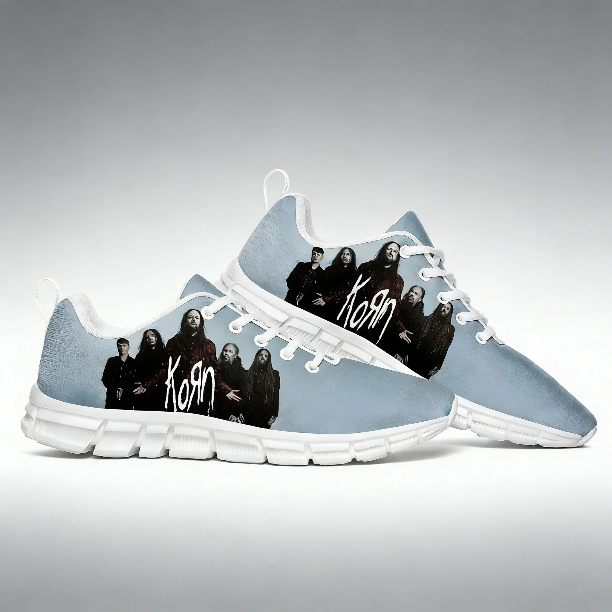 Custom 3D Printed Korn High-Top Sneakers, Unisex Premium Streetwear Casual Shoes view 2