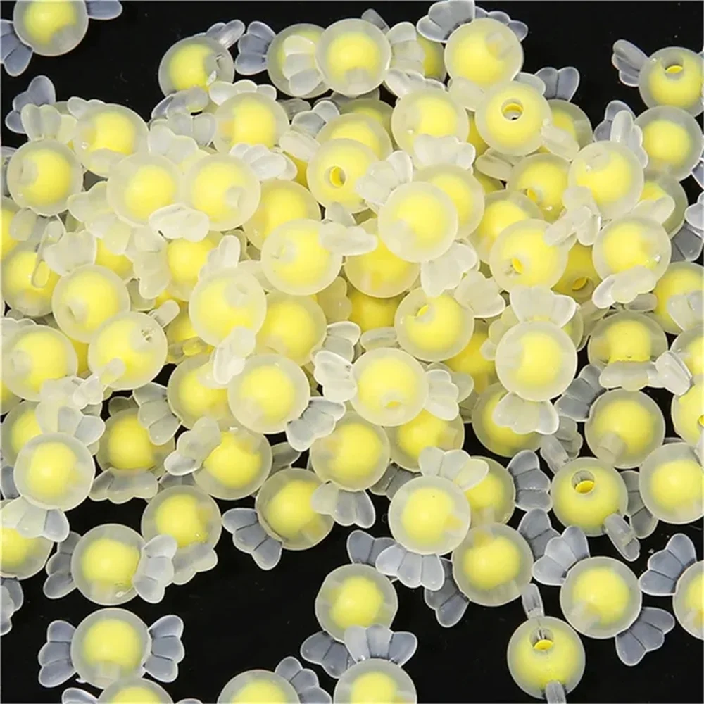 Clear Frosted Acrylic Candy Beads, bead in bead Loose Beads DIY Jewelry Accessories Handwoven Bracelet Beading Materials