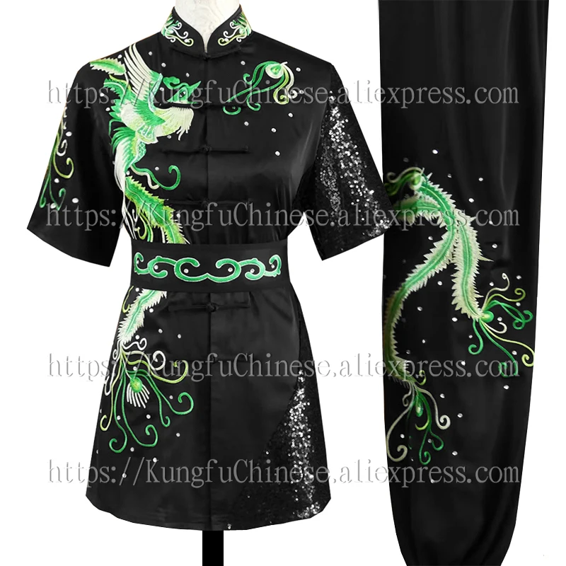 Wushu uniform Kungfu clothing Martial arts suit Changquan garment Taolu clothe sfor male female boy girl kids adults unisex