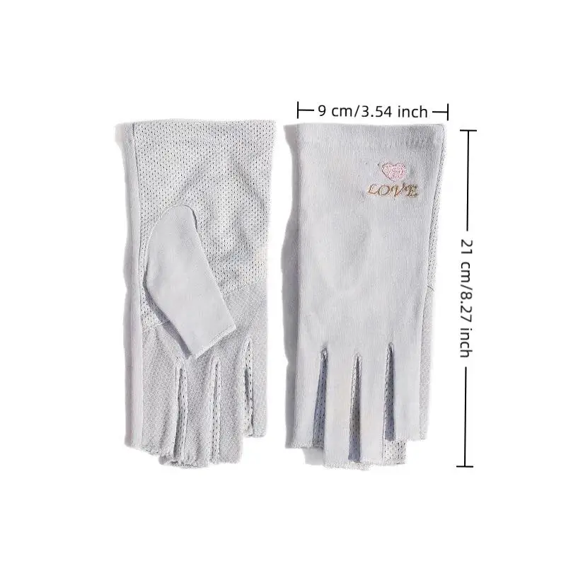 1 Paar Anti-UV-Nagelhandschuhe, UV-Schutz-Gelhandschuhe, fingerlose Nagelwerkzeuge, lichtschützende Handschuhe, LED-Nagellampentrockner, Strahlenschutz – Detail 1