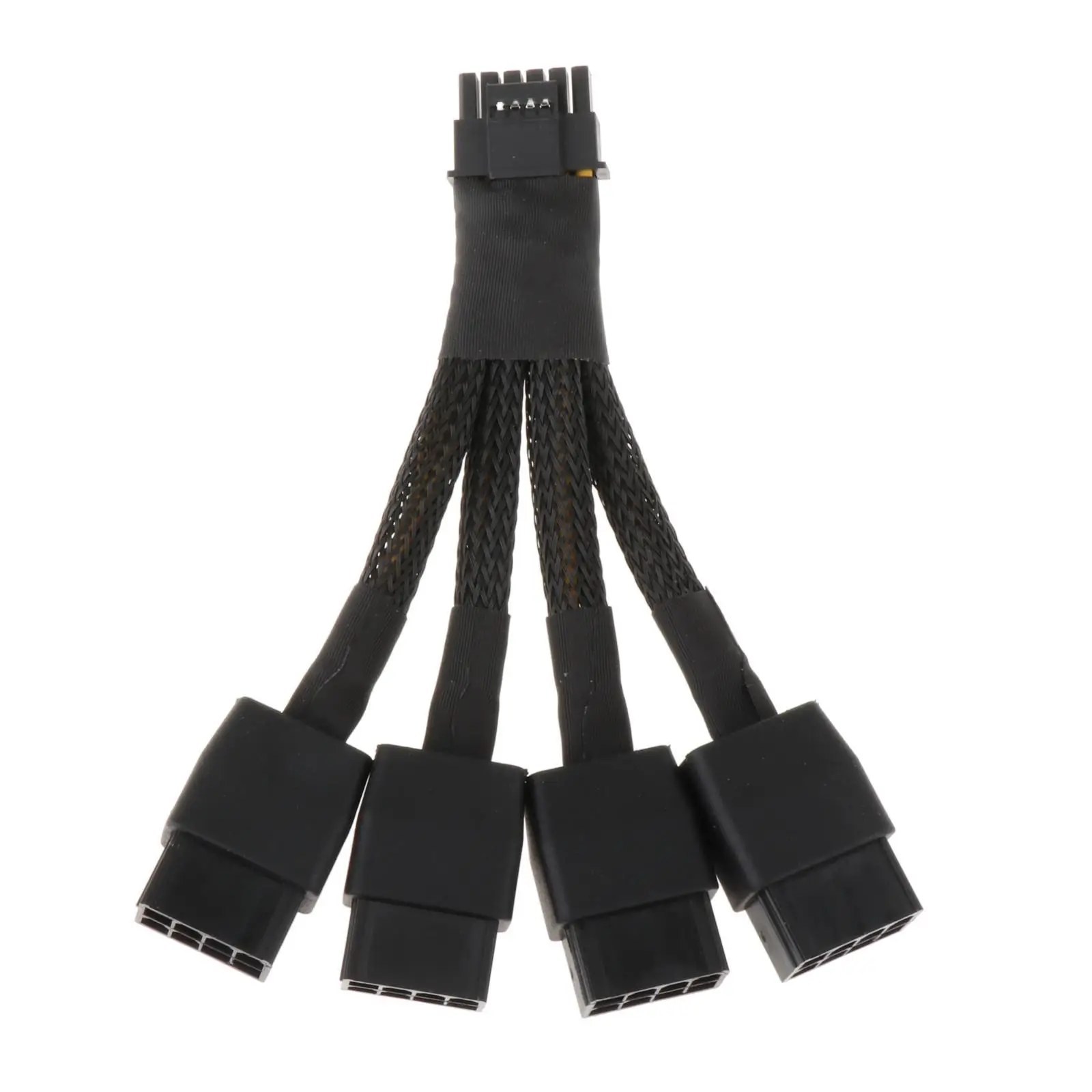 1 Pack 16Pin (12+4) 12Vhpwr Sleeved Cable 10cm PCIe 5.0 GPU Power Cable Pci-E 5.0 Extension Cable