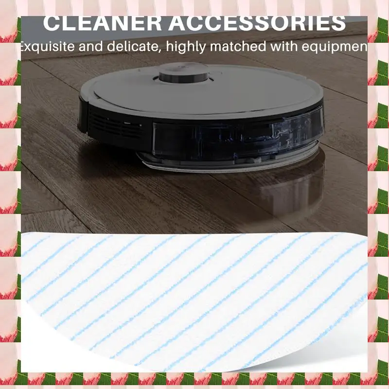 

A57I 25 Pcs Disposable Microfiber Mopping Pads For Ecovacs Robot Vacuum Cleaner OZMO T8 / T8+/ T8 AIVI/ N8/ N8 Pro/ N8 Pro+