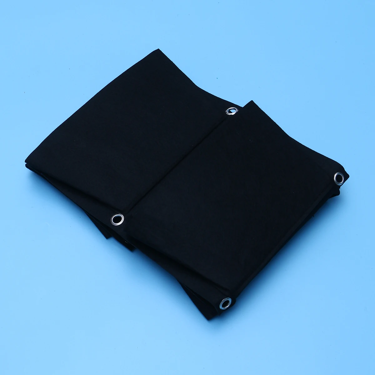 

4 Pockets Black Plantting Bag Eco Friendly Non Toxic Vertical Garden Planter Wall Mounted Hanging Non Woven Pouches For Herbs