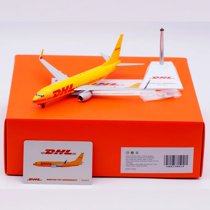 

EW2738014 Alloy Collectible Plane Gift JC Wings 1:200 DHL Boeing B737-800(BDSF) Diecast Aircraft Jet Model N737KT With Stand