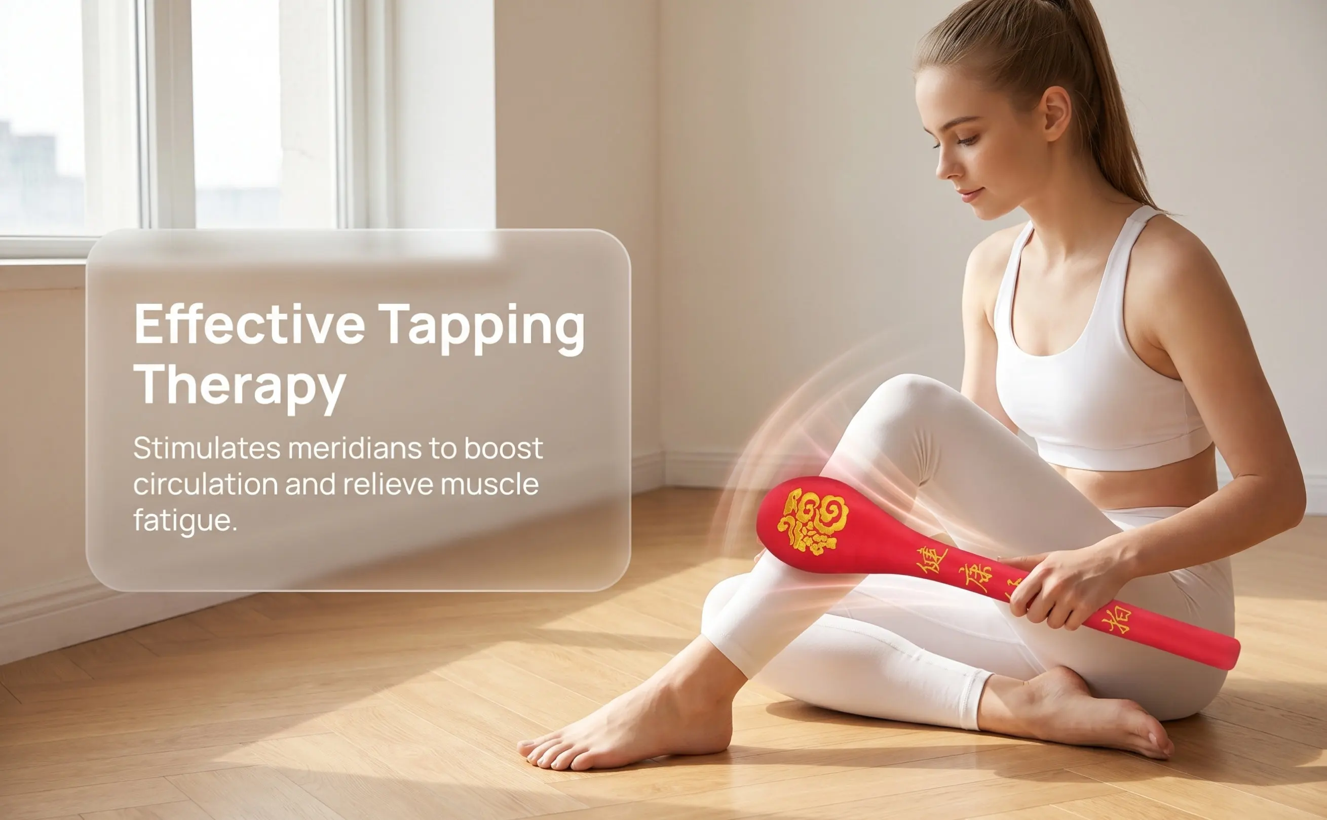 Acupoint Massage Hammer Pat Stick for Daily Therapy Back Neck Waist Legs Hips Head Portable Design blood flow Fatigue