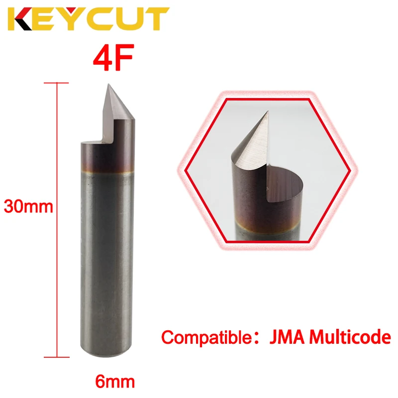 JMA Multicode Cutter 4F Milling Cutter 90° in Carbide Aftermarket Locksmith Tools