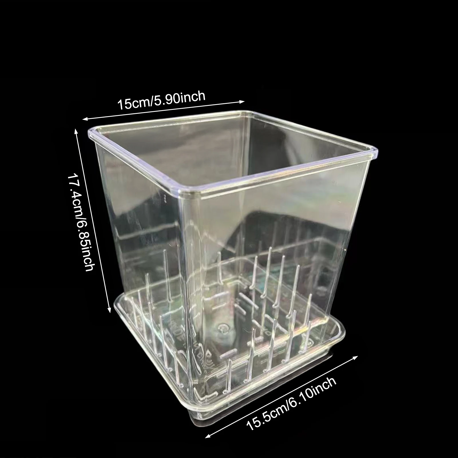 Plastic Garden Planter Pots with Breathable Water Penetration Hole Design for Indoor and Outdoor Plants image 3