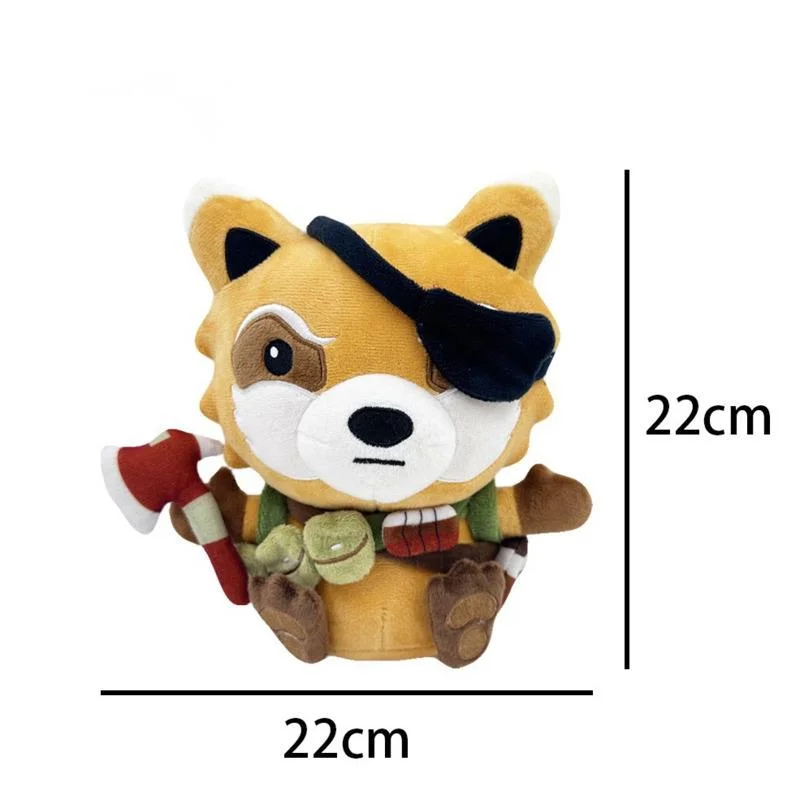 Nouveau Steadfast Spiffo peluche poupée jouet dessin animé doux hangar résistant à un œil raton laveur marchandise chambre décoration oreiller pour enfant cadeau