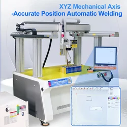 Macchina per marcatura di taglio per saldatura a batteria laser di tipo a portale automatico ad alta precisione 3000W 2000W 1500W Saldatore a punti in acciaio LA-15G02