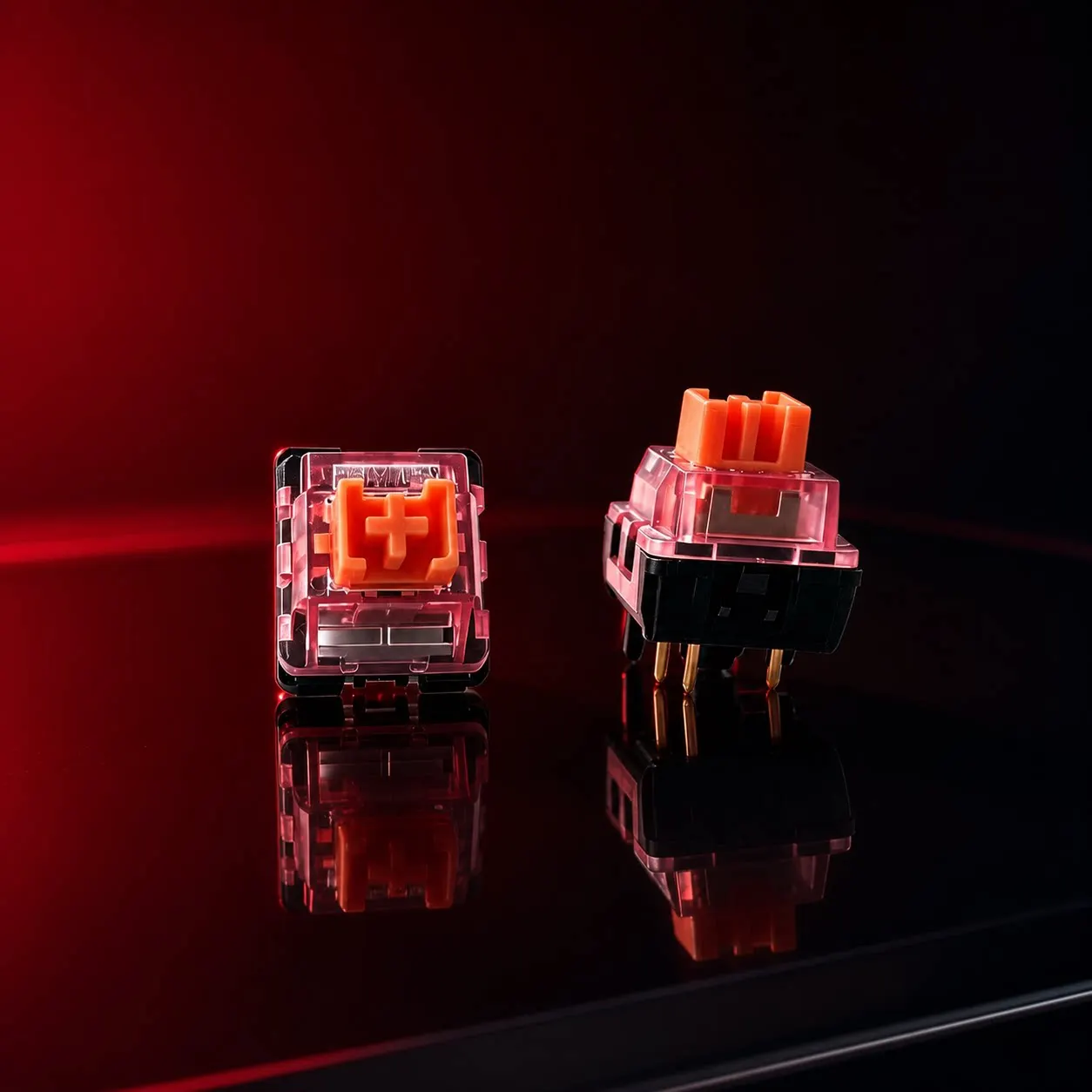 Hellfire RT Switch Custom 6 Pin Trigger Pressure 37gf  Translucent Quick Trigger ESports Comfortable Mechanical Keyboard Switch
