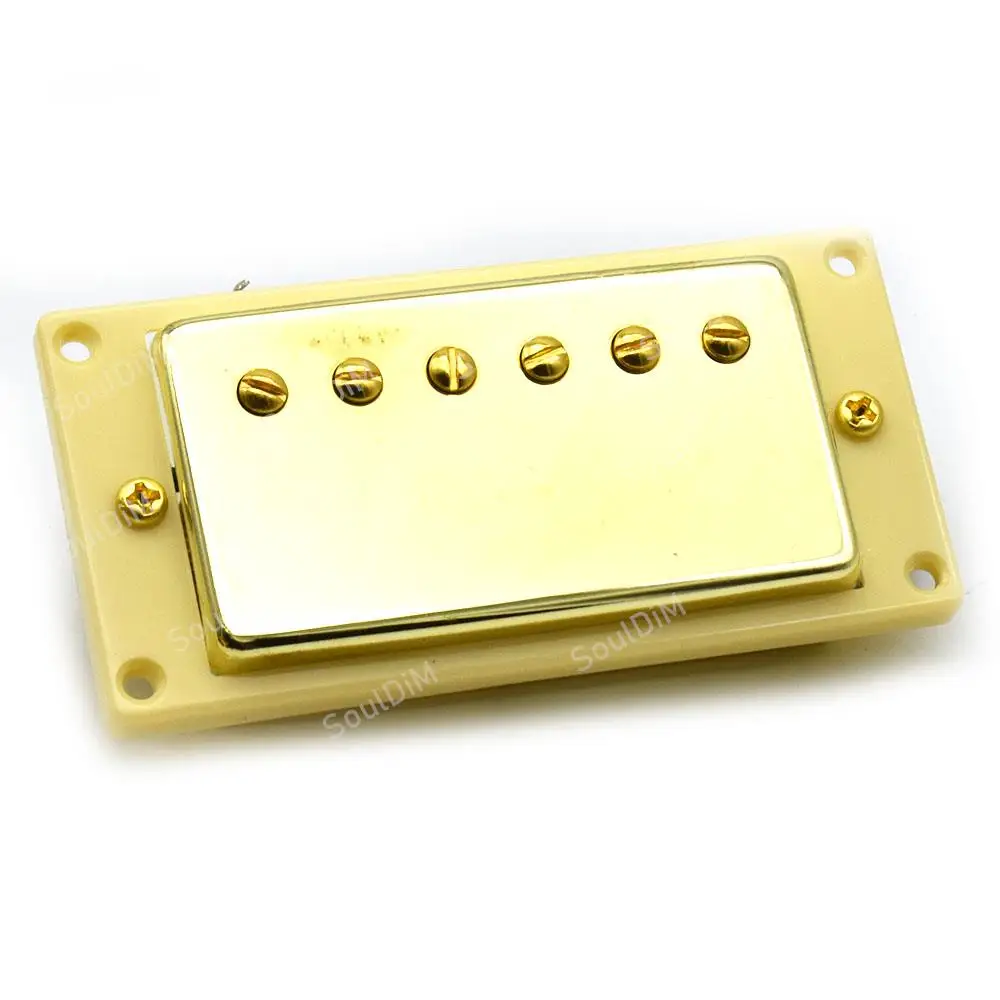 1Set LP Electric Guitar Pickups Humbucker Neck/Bridge Pickup with Pickup Rings Guitar Parts and Accessories 50mm/52mm