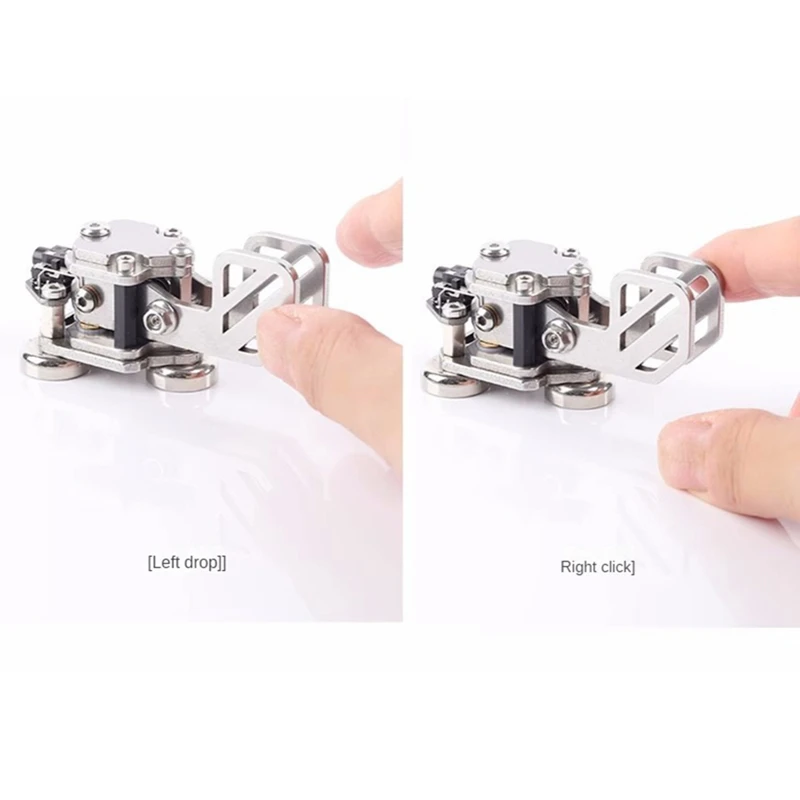 Mini CW Morse Key Double Paddle Code Keyer in Aluminium Alloy for Practise Beginner CW Telegraph Shortwave Radio-A82Z