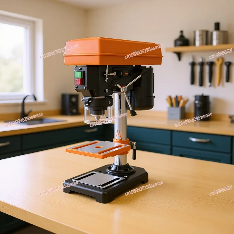 500W 8-Inch Bench Drill 5-Speed CSA Certified Benchtop Drilling Machine for Workshop DIY Projects